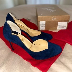 Christian Louboutin Round Chick 85mm Navy